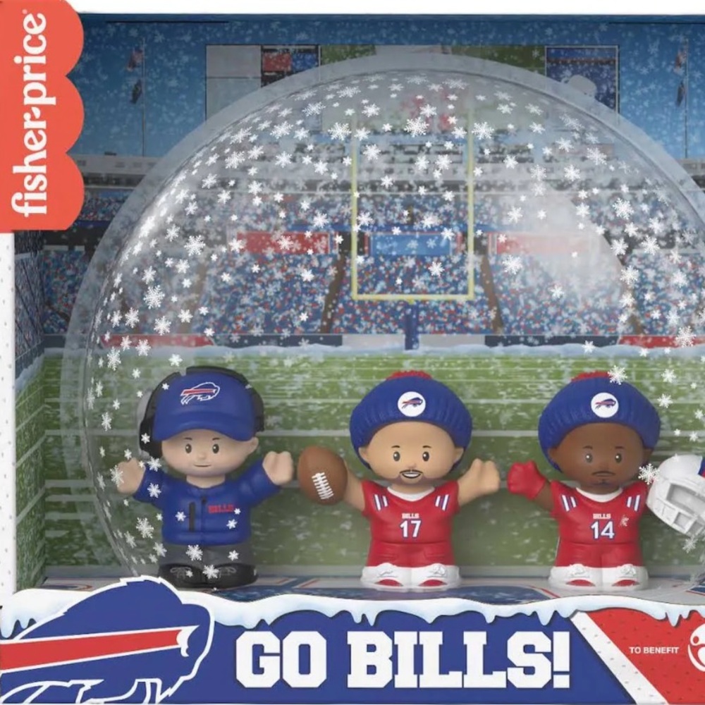 2022 Fisher-Price Little People Go Bills Figure Set